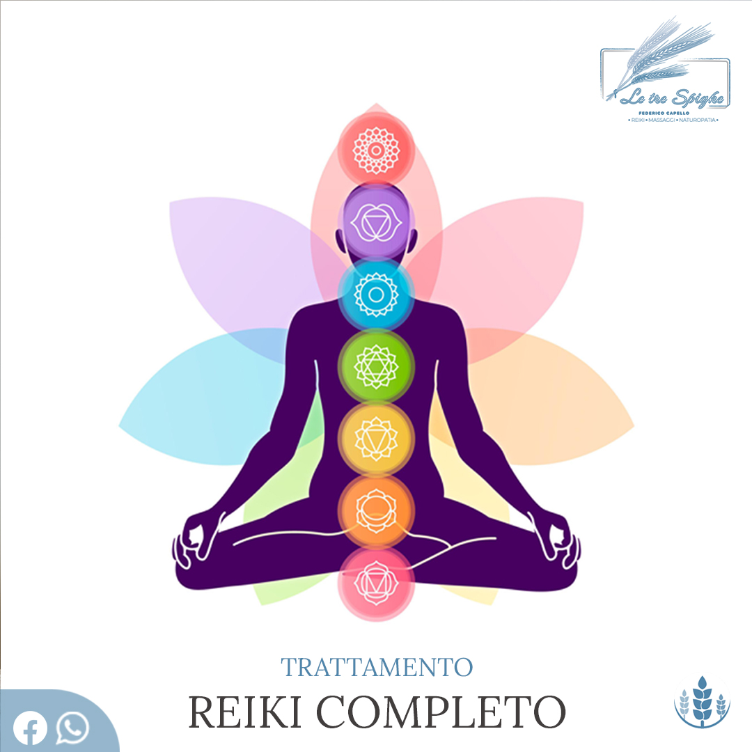 Le Tre Spighe __ Federico Capello __ REIKI MASSAGGI NATUROPATIA __ Trattamento Reiki Completo